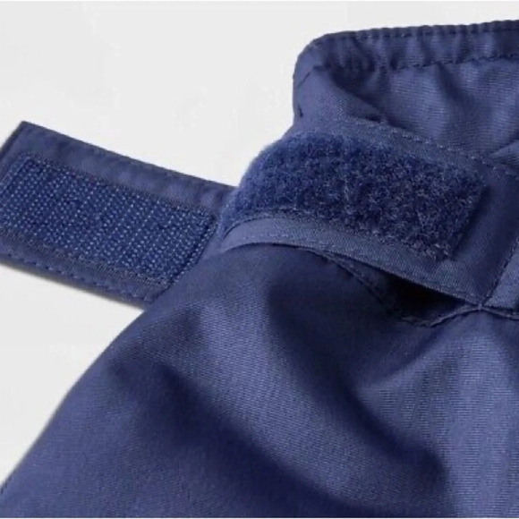 CAT & JACK NWOT Heavyweight Adjustable Snow Ski Bib Pants in Navy Blue - Picture 5 of 9